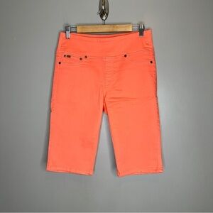 DG2 by Diane Gilman Neon Coral Bermuda Shorts
